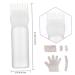 Hair Oil Applicator Bottle 160ml - Hair Dye Kit with Root Comb & Clear Scale for Home & Barber Shop Use - Buy Online on GoSupps.com