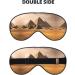 Buy Pyramids of Egypt Print Ultra-Soft Eye Mask | Light-Blocking for Comfort & Restful Sleep - International Shipping - Buy Online on GoSupps.com