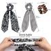 Jaciya 12 Pack Satin Silk Leopard Scrunchies for Women - Hair Scarf, Ponytail Holder, Elastic Hair Ties - Hair Styling Accessories - Buy Online on GoSupps.com