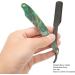 Foldable Manual Razor - Professional Straight Edge Razor with Acrylic Handle Stainless Steel Portable & Safe for Home Salon & Hairdresser - Buy Online on GoSupps.com