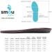 Buy Smou Comfort Shoe Insoles - Gel Inserts for Men & Women | Anti-Sweat Memory Foam | Ideal for Work Shoes | Great Cushioning (42-43 EU) - Buy Online on GoSupps.com