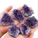 Natural Purple Amethyst Hole Quartz Druzy Home Decoration Gemstone Specimen Raw Stones and Minerals Stone Mineral Specimen