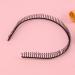 Healifty Woman Metal Teeth Comb Hair Hoop Headband - Black | Hair Accessories - Buy Online on GoSupps.com