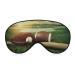 Funny Sleep Mask for Women Men Baseball Bat Mitt and Football with Field Sunset Soft Blindfolds Eye Mask for Sleeping Adjustable Elastic Strap Blackout Sleep Cover Eye Shade for Travel Sleeping Nap Cute Style 1 1 Count (Pack of 1)