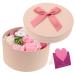Housoutil Preserved Flower Decoration Christmas Ornaments Wedding Favors Scented Plant Rose Soap Rose Scented Bar Soap Christmas Decorations Props Soap Flower Artificial 16.2X16.2X8.2CM Pink