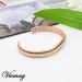 Vicmag Copper Magnetic Bracelet for Women Men - Adjustable Size, Ultra Strength Magnets, 99.9% Solid Pure Copper - Braided Tricolour Design - Gift Box Included - Buy Online on GoSupps.com