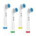 Replacement Toothbrush Heads for Oral-B, 4 Count Replacement Heads Compatible with Oral B Braun Electric Toothbrush Eb17-xs 4 Count