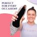 Absorbent Shoe Insoles for Women's Shoes Size 8-9, 4 Pairs, Midnight Black Inserts - Buy Online on GoSupps.com
