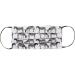 Reusable Reversible Double Sided Cloth Face Mask Black and White - Zebra