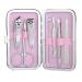 Hello Kitty Nail Clipper Travel Set - 7 in 1 Stainless Steel Professional Manicure Pedicure Kit with Leather Case - Buy Online on GoSupps.com