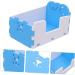 Levemolo 1pc Hamster Toilet Little Critters Hamster Bathroom Square Urinal Potty Pet Bathroom Litter Blue PVC 15x10cm Blue - Buy Online on GoSupps.com