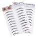 Beavorty 6 pcs 3d eyebrow stickers natural tattoo stickers eyebrows shape sticker Eyebrow Transfer Stickers