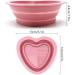 Makeup Brush Cleaning Mat Silicone Cosmetic Brush Cleaning Pad Heart Foldable Brush Cleaning Bowl Portable Cosmetic Brush Cleaner Washing Tool for Makeup Brushes A11ZDQJW Pink - Buy Online on GoSupps.com