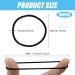 100 Pieces Black Hair Ties - Metal-Free Small Elastic Ponytail Holders for Girls Women & Men | Premium Hair Accessories - Buy Online on GoSupps.com