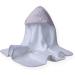 Clair de Lune Pink Marshmallow Hooded Baby Bath Towel 75x75cm - Super Soft Cotton/Terry Towelling for Bath Time - Buy Online on GoSupps.com