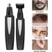 Buy OUSIKA 2-in-1 Electric Nose Hair Trimmer | USB Rechargeable Facial Hair Shaver & Eyebrow Razor - International Shipping Available - Buy Online on GoSupps.com