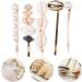 Holibanna Pearl Hair Clip Set - 5 Shell Hairpins for Women | Ocean-Inspired Hair Accessories | Perfect for Parties & Weddings - International Shipping Available - Buy Online on GoSupps.com