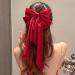 FOMIYES Hair Bows for Women Girls Bow Hair Clips Long Tail Ribbon Hair Clips Satin Silk Large Big French Barrettes Ponytail Holder Red - Buy Online on GoSupps.com