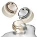 Metallic Gel Nail Polish 2Pcs Chrome Gel Nail Polish 8ML 3D Mirror Effect Painting Metallic Gel Polish for Flower Lines Drawing Nail Art Polilsh