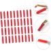 Minkissy 480 STK Twilight Gunshurze Eyelash Tweezers with Silicone Protective Covers - Slipproof Red 4 Packs - International Shipping Available - Buy Online on GoSupps.com