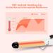 Unipampa 25mm Professional Hair Curler | Ceramic Curling Iron 100-220 | Large Curls & Gentle Waves | 360 Cable - Buy Online on GoSupps.com