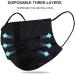 1ABOVE Disposable 3 Ply Black Face Mask - Pack of 100 | Dustproof & Breathable - Buy Online on GoSupps.com