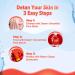 Detan+ Smoothie Face Wash with Cherry Tomato | Reduce Tanning & Hydrate Skin | Gentle Cleanser for Dirt & Oil | 3.38 Fl Oz | Shop Now - Buy Online on GoSupps.com