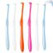 Interdental Brushes, Tooth Stain Remover Tufted Toothbrush End Tuft Tapered Trim Toothbrush Soft Trim Toothbrush Single Interspace Brush for Implants Teeth Detail Cleaning Supplies (6 Pieces)