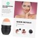 FOMIYES Volcanic Stone Oil-Absorbing Ball Beauty Tools Oil Face Massager Roller Face Oil Absorbing Roller Black 5x3cm - Buy Online on GoSupps.com