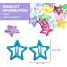 Star Snap Hair Clips 50 Pcs Cute Metal Hair Clip Barrettes Small Colourful Star Snap Hairclips Non Slip Barrette Accessories for Women Girls - Buy Online on GoSupps.com