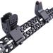 Offset Fiber Optics Flip Up Iron Sights - 45 Degree Front and Rear Sights for Rapid Transition - Picatinny Rail Mounted - Buy Online on GoSupps.com