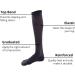Sheer Compression Stockings for Women - Travel & Support Knee High Socks (X-Large) - Ideal for Flying Nursing & Running - Buy Online on GoSupps.com
