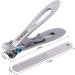 Nail Clippers - USHION 15mm Wide Jaw Stainless Steel Cutter for Thick Nails with File - Men & Women - Buy Online on GoSupps.com