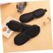 Healifty 3D Stereo Goggles Eye Sleeping Mask | Silk Blindfold Eye Mask | Adjustable and Breathable | Black | 1 Count - Buy Online on GoSupps.com