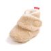 Matt Keely Baby Boys Girls Anti-Slip Soft Sole Slipper Booties Infant Crib Shoes Crawler Warm Winter Boots with Fleece Lining 12-18 Months Brown Style 2