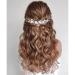 GORAlS Crystal Flower Bridal Hair Vine with Pearls - Wedding Headpiece for Women and Girls (Silver) - Buy Online on GoSupps.com