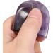 Shop MookaiTedecor Amethyst Thumbstein Massage Stones - Healing Reiki Crystal Gemstones (Pack of 2 43x44x7mm) - Buy Online on GoSupps.com