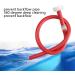Haofy Enema Cleaning Hose - 50 cm Silicone Nozzle for Anal Intestine Cleaning | High Toughness Red with Bottle Connection - Buy Online on GoSupps.com