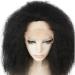Shop SHIYID Lace Front Wig - Kinky Straight Black Synthetic Hairpiece | International Shipping Available - Buy Online on GoSupps.com