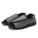 GWQDJ Diabetic Slippers for Men Summer Extra Wide Open Toe Sandals Adjustable Arthritis Edema Slippers for Seniors Grey 47 Grey Men 11/Women 11.5