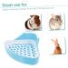SEWOART Box Pet Urinal Potty Guinea Pig Brush Bunny Restroom Guinea Pig Training Pan Rabbit Toilet Pets Abs 24.5X18.5cm Blue - Buy Online on GoSupps.com