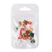 FEIlei 1Bag Resin Nail Art Christmas Decorations with Luminescent Effect Perfect for DIY Manicure