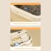 Generic Medicine Organizer Weekly Pocket Pill Organizer Travel Pill Dispenser | Compact Double Sealing Weekly Pill Dispenser Medication Organizer for Travel Home Work School 4 Grid Cream White - Buy Online on GoSupps.com