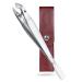 SG Nekoo 2-in-1 Cuticle Trimmer with Pusher Portable Tweezers Design Sharp Cuticle Cutter Nipper Precise Trimming of Hangnails for Fingernails and Toenails (Silver)