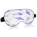 Sleep Mask Light Blocking Hand Drawn Stingray Fish Eye Mask for Sleeping with Adjustable Strap Watercolor Soft Lightweight Eye Cover Blindfold for Men Women Work Travel Naps
