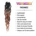 ToyoTress Toceana Wavy Locs Crochet Hair 24 8 Pcs OT30 Ombre Brown Pre-twisted Crochet Braids OT30 24 Inch Godes Faux Locs - Buy Online on GoSupps.com