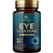 Eye Vitamins - Eye Vitamin & Mineral Supplement Contains Lutein Zeaxanthin Zinc Vitamin C & E - Adult Eye Health Supplement Supports Vision Dryness Eye Strain Macular Sensitivity - 120 Capsules 120 Count (Pack of 1)