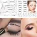 Eyeliner and Eyebrow Stencils Stickers Set  with Eyebrows Shape Sticker and Eyeliner Stencil Reusable for Women  Easy Eyeliner and Eyebrow Grooming & Styling for Eye Makeup Artist Supplies Must-Haves