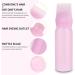 Sibba 2Pcs Root Comb Applicator Bottle 6 OZ Hair Oil Applicator Bottle for Hair Dye Bottle Applicator Brush with Graduated Scale Profssional Brush Applicator Comb Hairdressing Coloring Styling Tool Pink & White - Buy Online on GoSupps.com