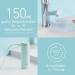 Panasonic EW-DJ4B-G Travel Base Shower - Rechargeable Ultrasonic Technology 150ml Fast Charging in 1 Hour - Mint Green & White - Buy Online on GoSupps.com